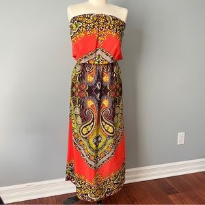 BNT Renee C. Strapless Maxi Dress Size Small